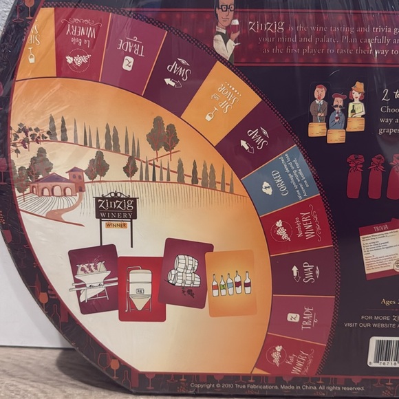 ZinZag Wine Edition Wine Tasting  & Trivia Game - Picture 5 of 5